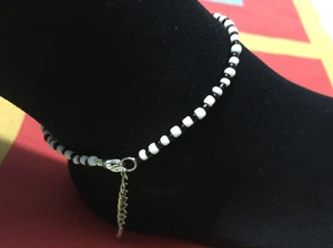 Handmade Rainbow Seed Beads Womens Girls Ankle Bracelet Anklet Foot Chain UK - Picture 1 of 14