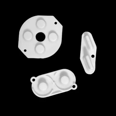 *NEW* Nintendo Game Boy DMG System Button Rubber Pads Set White - Image 1 of 2