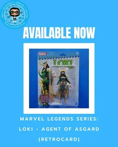 MARVEL LEGENDS SERIES FEMALE LOKI AGENT OF ASGARD FIGURE (RETROCARD) NIB - Picture 1 of 8