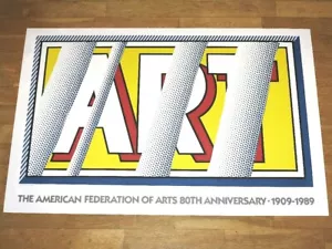 Roy Lichtenstein Poster "Art / Reflections" Pop Art Print in Mint - Picture 1 of 4