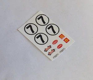 1/32 Strombecker Eldon slot car WATERSLIDE Decal Sheet #7 CHAPARRAL 2H - Picture 1 of 1