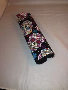 Sugar Skull Dia de los Muertos Day of the Dead Seatbelt Cover - Picture 1 of 5