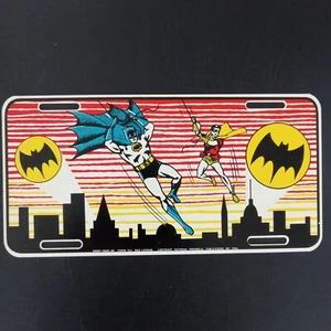 Batman & Robin Original 1966 Aluminium Nummernschild Groff Schilder 12"×6" RAR - Bild 1 von 2