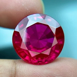LUXURY PINK RED 28.42 CT PERFECT RUBY CORUNDUM ROUND GEMSTONE CHRISTMAS GIFT - Picture 1 of 2