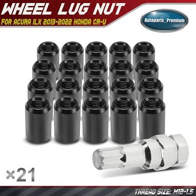Tuerca de rueda delantera y trasera M12-1.5 para Honda CR-V Civic Odyssey Acura MDX RDX Foto 1 de 4