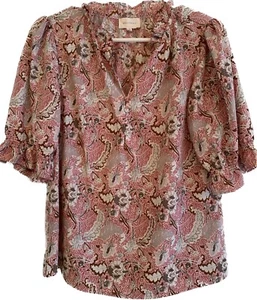 Blusa de verano mangas abullonadas pequeña - Imagen 1 de 7