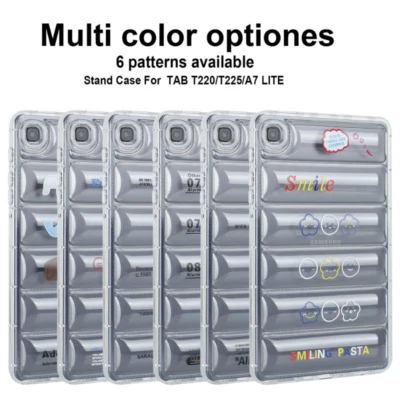 For Samsung Galaxy Tab A A7 A8 S6 S7 S8 Tablet Clear TPU Case Shockproof Cover - Image 1 of 4