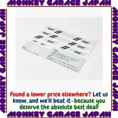 Subaru Genuine STI Reflective Sticker (Black) - Image 1 of 3