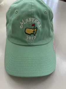 Masters Tournament Golf Hat Ladies Fit White Augusta National Green NEW - Picture 1 of 4