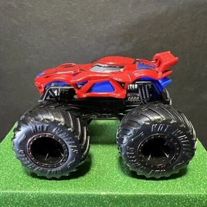 Hot Wheels Monster Jam Truck 1:64 Spider Man Diecast Marvel Monster Truck - Picture 1 of 6