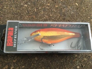 Rapala Shad Rap Lure - 7cm - 8g - Goldfish - Deep Runner. - Picture 1 of 6