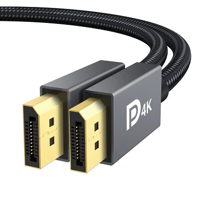 Displayportkabel IVANKY 2M 4K@60Hz 2K@165Hz 1080P@240Hz DP 1.2 - Bild 1 von 4