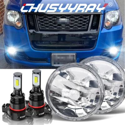2x For 2008-2010 Ford Explorer Sport Trac Fog lights Clear Bumper Driving Lamps - Image 1 of 4