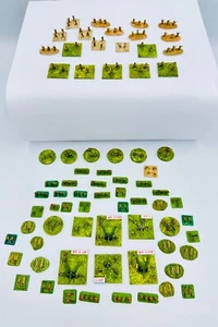 78x Einheit Maßstab 1/300 WWII British Army Infantry/ATG gut bemalt - Bild 1 von 7