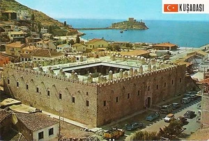 Postal Turquía Kusadasi Kervansaray Caravasseri sin usar - Imagen 1 de 1