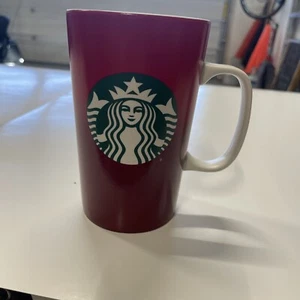 2015 Starbucks Coffee Mug Red Tall Holiday 16 FL Oz Christmas Mug Mermaid Latte - Picture 1 of 5