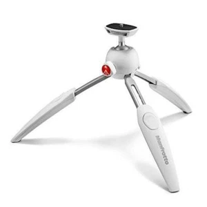 Manfrotto PIXI EVO MTPIXIEVO-WH White Ball Head Mini Tripod 2.5kg Load Capacity - Picture 1 of 5