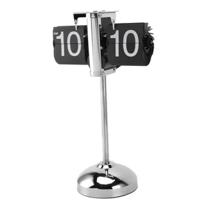Flip Clock Mechanical Flip Clock Home Decor Retro Vintage Design For Hotel - Picture 1 of 12