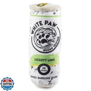 Haute Diggity Dog White Paw Lickety Lime, Plush Designer Dog Toys with Intera - Picture 1 of 5