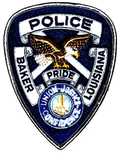 Parche Policía BAKER LOUISIANA SELLO ESTATAL PELÍCANO ÁGUILA VOLADORA 4S - Imagen 1 de 1