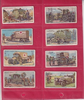 WILLS - MILITARY MOTORS (WITH CENSOR) - 1916 - 8 CARDS - - Image 1 of 2