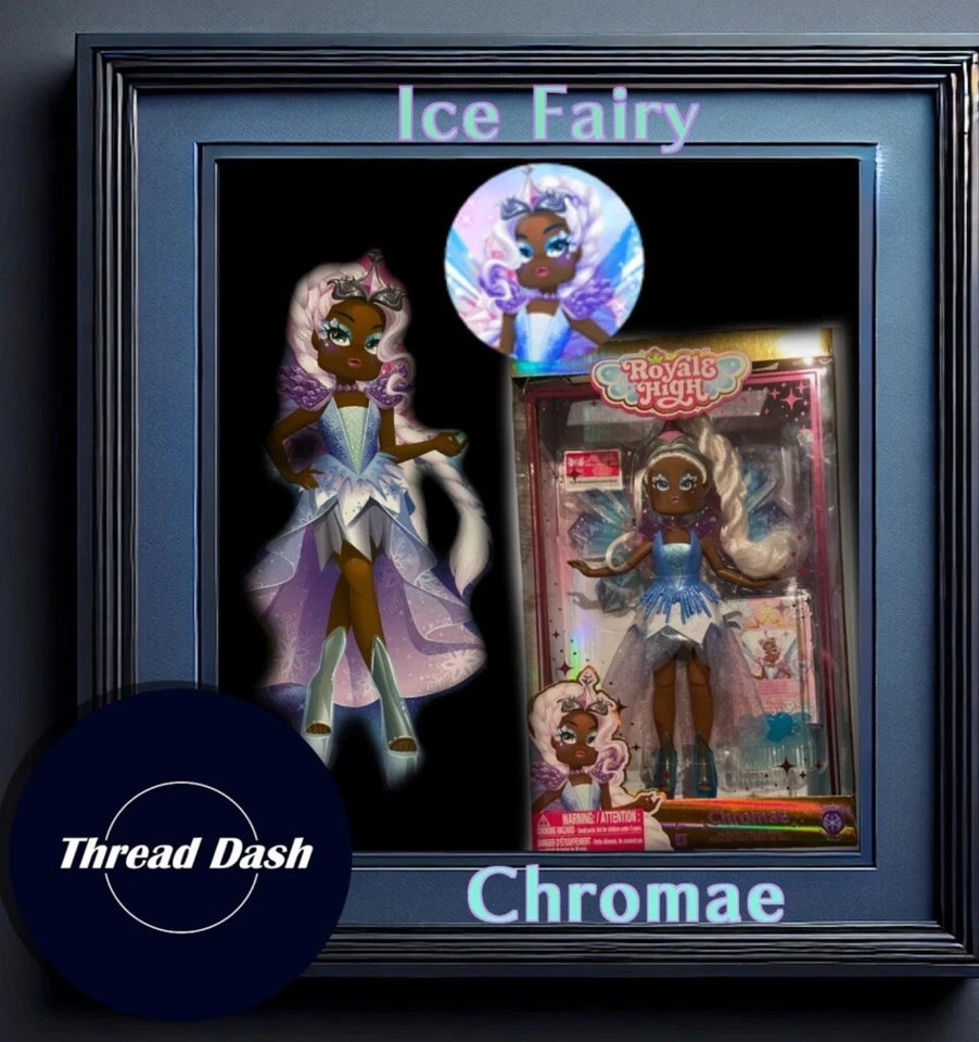 Royale High Chromae- Ice fairy Fashion doll Code Only, Sent In Message - Image 1 of 1