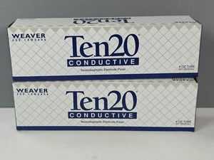 Weaver Ten20 Conductive Paste Tube 4 Oz Tube X 2 Tubes NEW - Picture 1 of 3