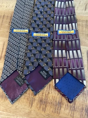 Jerry Garcia Lote de 3 Corbatas Corbata de Seda Arte Abstracto Grateful Dead ¡BONITA! Foto 1 de 4