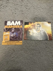JACKASS STAR Bam Margera Firmado 5x7 Folletos Autografiados Firma Lote 2 - Imagen 1 de 4