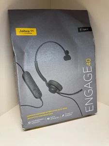 Casque filaire mono-oreille USB (Type-A) Jabra Engage 40 - NEUF - Photo 1/1