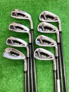 TaylorMade M2 2017 Iron Set 5-9+Pw+Aw+Sw REAX65 Graphite Shaft R Flex 8pcs RH  - Picture 1 of 5