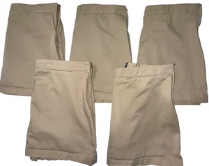 5 Lands End Skirt Girls Size 14+ Plus Khaki Beige Active School Uniform Skort - Picture 1 of 11