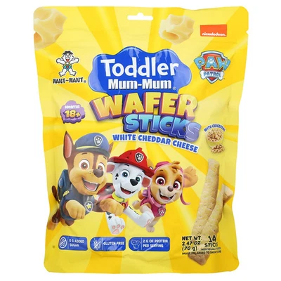 Toddler Mum-Mum®, Wafer Sticks, Paw Patrol™, 18+ Months, White Cheddar Cheese, - Image 1 of 2