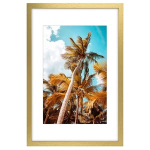  16x24 Bilderrahmen mit Passepartout für 12x18 Bilder - High Definition Glas breit... - Bild 1 von 8