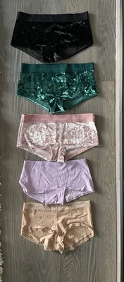 Bragas cortas Victoria's Secret ROSADAS $70 ~ Lote de 5 ~ MED NUEVAS💋 ❤️ Foto 1 de 4