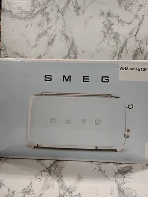 Tostadora SMEG Estilo Retro Años 50 ROSA 4 Piezas Probada Rara TSF02PKUS Foto 1 de 4