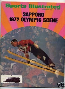 1971 11/15 Sport Illustrated Magazin Schanze 1972 Olympiade Sapporo Japan GUT - Bild 1 von 1
