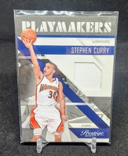  2010-11 Panini Prestige #5 STEPHEN CURRY Game Used Jersey /249 Playmakers MVP 
