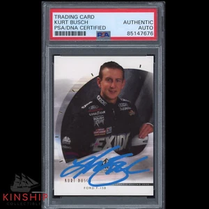 Kurt Busch signed 2000 Upper Deck SP Rookie Card PSA DNA Nascar Auto C2865 - Picture 1 of 1