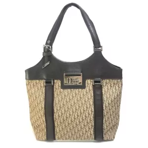 Christian Dior 08-BO-0027 Street Chic Trotter Handtasche Tragetasche Canvas/Leder - Bild 1 von 13