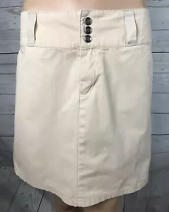 Lee Jeans Minirock Größe 5/6M One True Fit khaki hellbraun kurz lässig - Bild 1 von 12