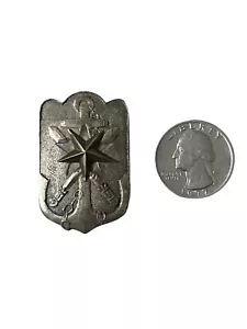 WWI WW1 Japanese Navy Anchor Military Star Single Prong Back Badge Medal - Picture 1 of 5