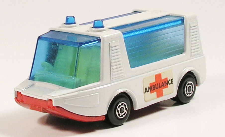 MINT MATCHBOX 46 STRETCHA FETCHA LIGHTER RED BASE AMBULANCE SUPERFAST LESNEY BVW - Image 1 of 1