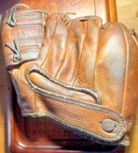 *Guante de jarra de tres dedos zurdo G135 Goldsmith MacGregor años 50 de colección - Imagen 1 de 8
