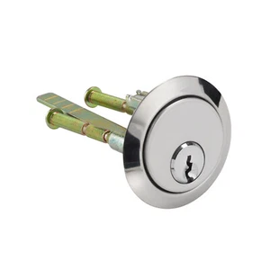 Round Lock Cylinder Replacement for L20 Nightlatch - Polished Chrome - Picture 1 of 1