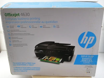 HP Officejet 4630 All-in-One Tintenstrahl WLAN Drucker Kopierer Scanner Fax. OHNE TINTE - Bild 1 von 4
