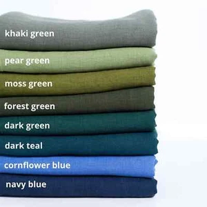 Linen Fabric by the Yard – Soft Linen for Sewing, Home Decor & Crafts Projects - Picture 1 of 18