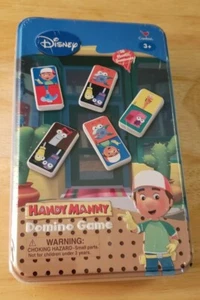 Disney HANDY MANNY Domino Spiel - Kunststoff Dominosteine neu in versiegelter Metalldose - Bild 1 von 1