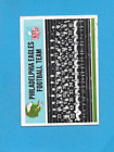 1966 PHILADELPHIA #131 PHILADELPHIA EAGLES TEAM CARD EX-EXMINT