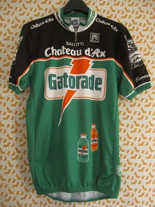 Maillot cycliste Gatorade Château d'Ax Tour 1992 Santini Vintage Cycling - XXL - Foto 1 di 6